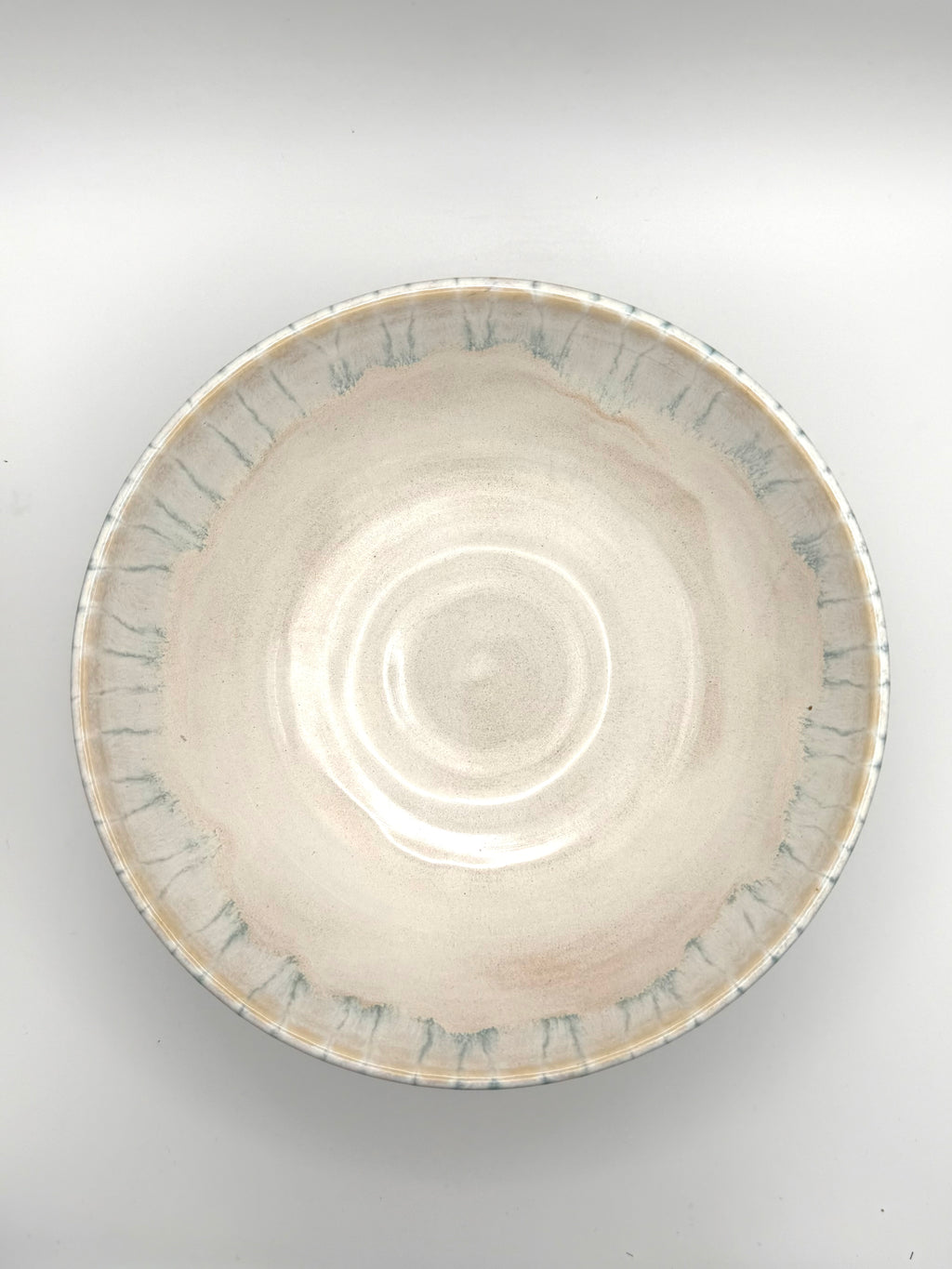 Bowl - White with Abstract Desert Design