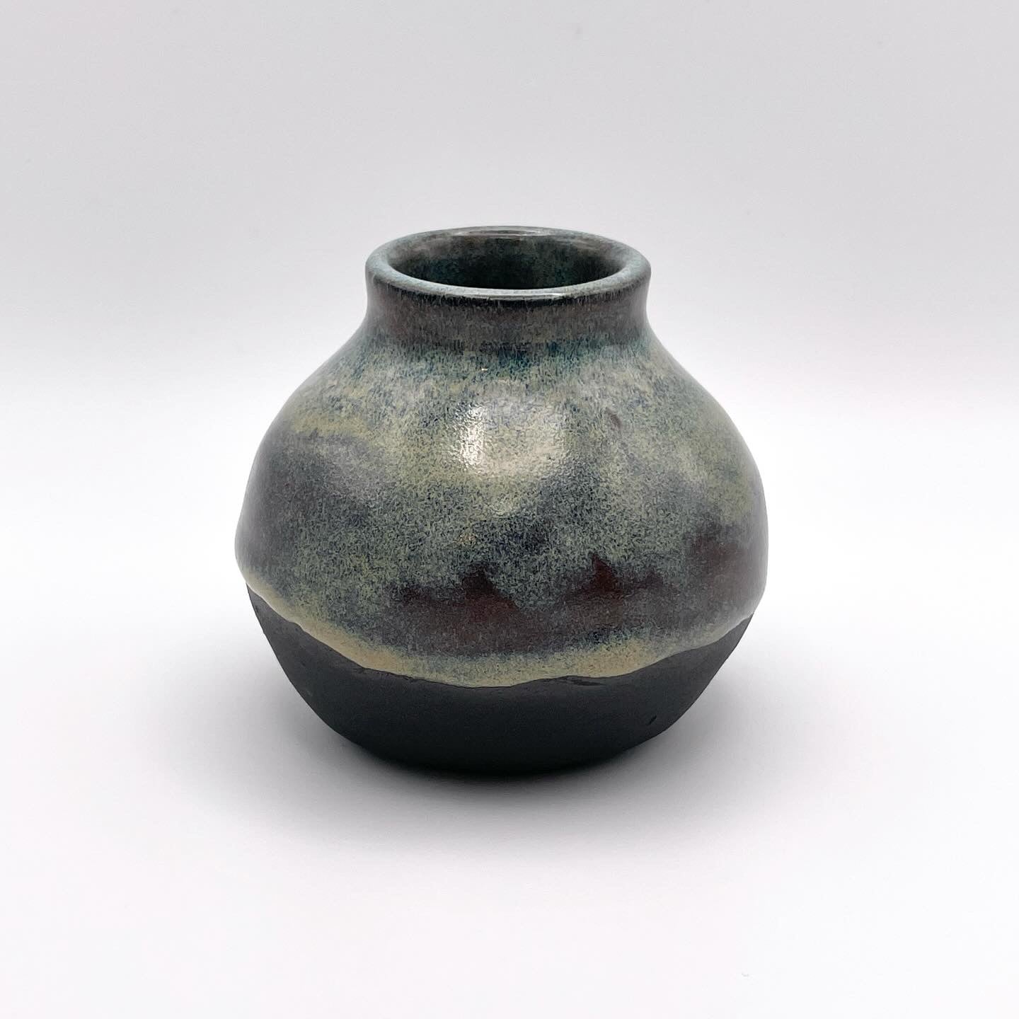 Bud Vase- Black and Grey