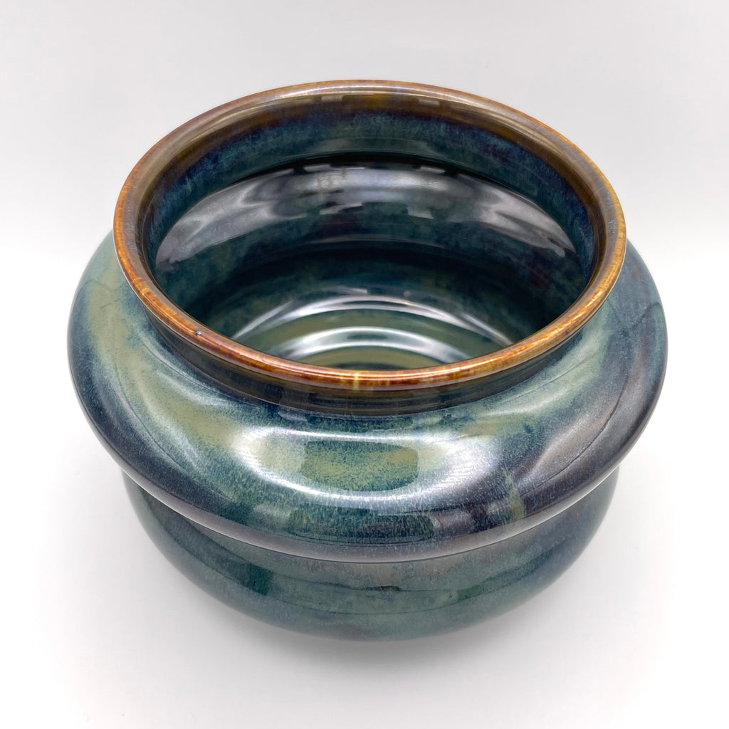 Vase - Medium Blues and Browns