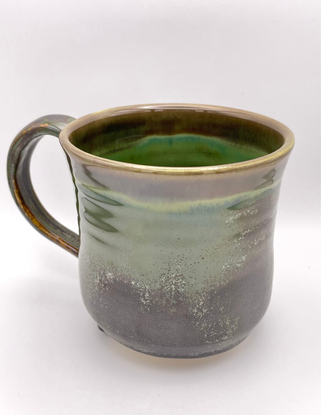 Mug - Green and Metallic