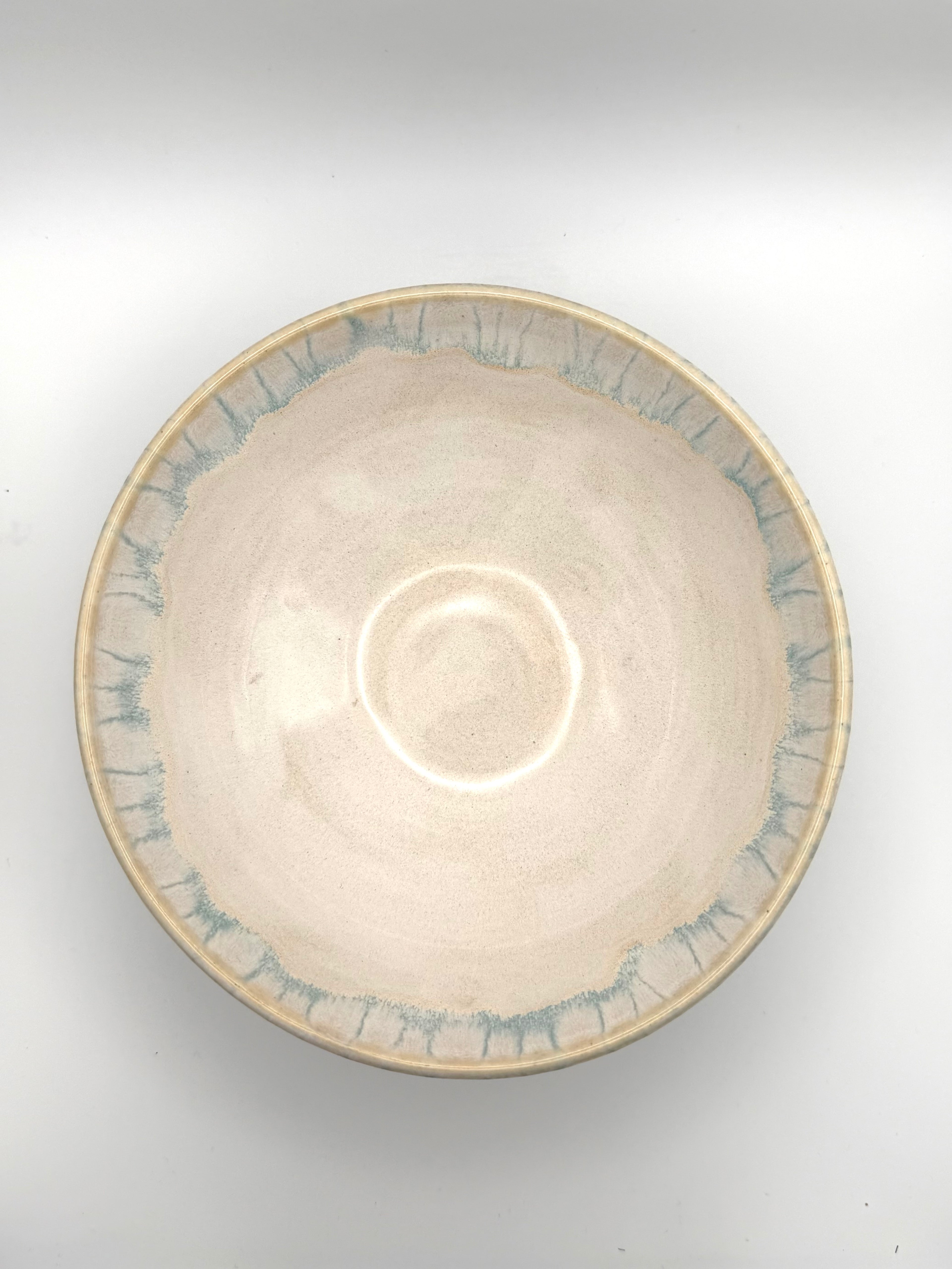 Bowl - White with Abstract Desert Design