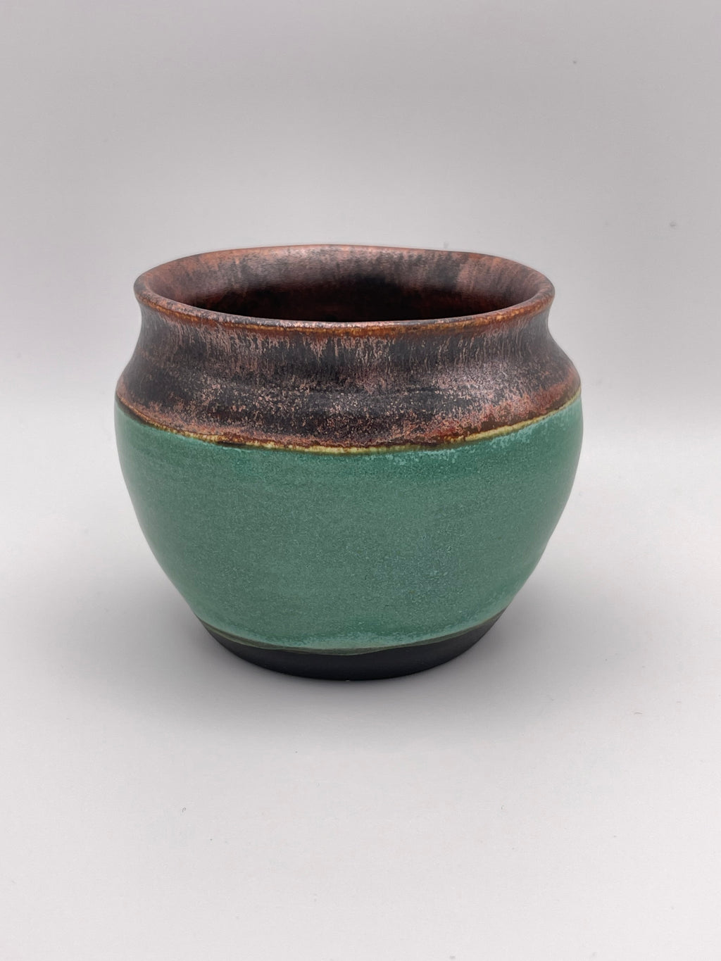 Pot - Mini Copper and Turquoise