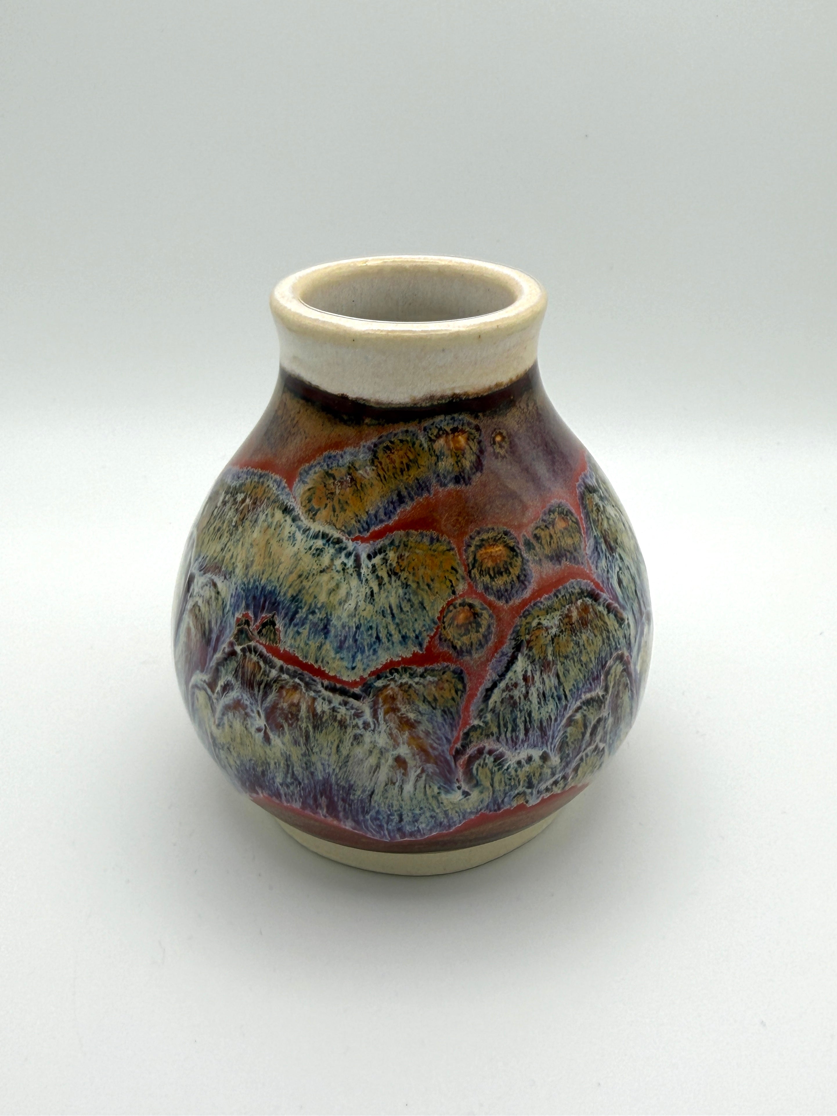 Vase - Small Multicolored Drip