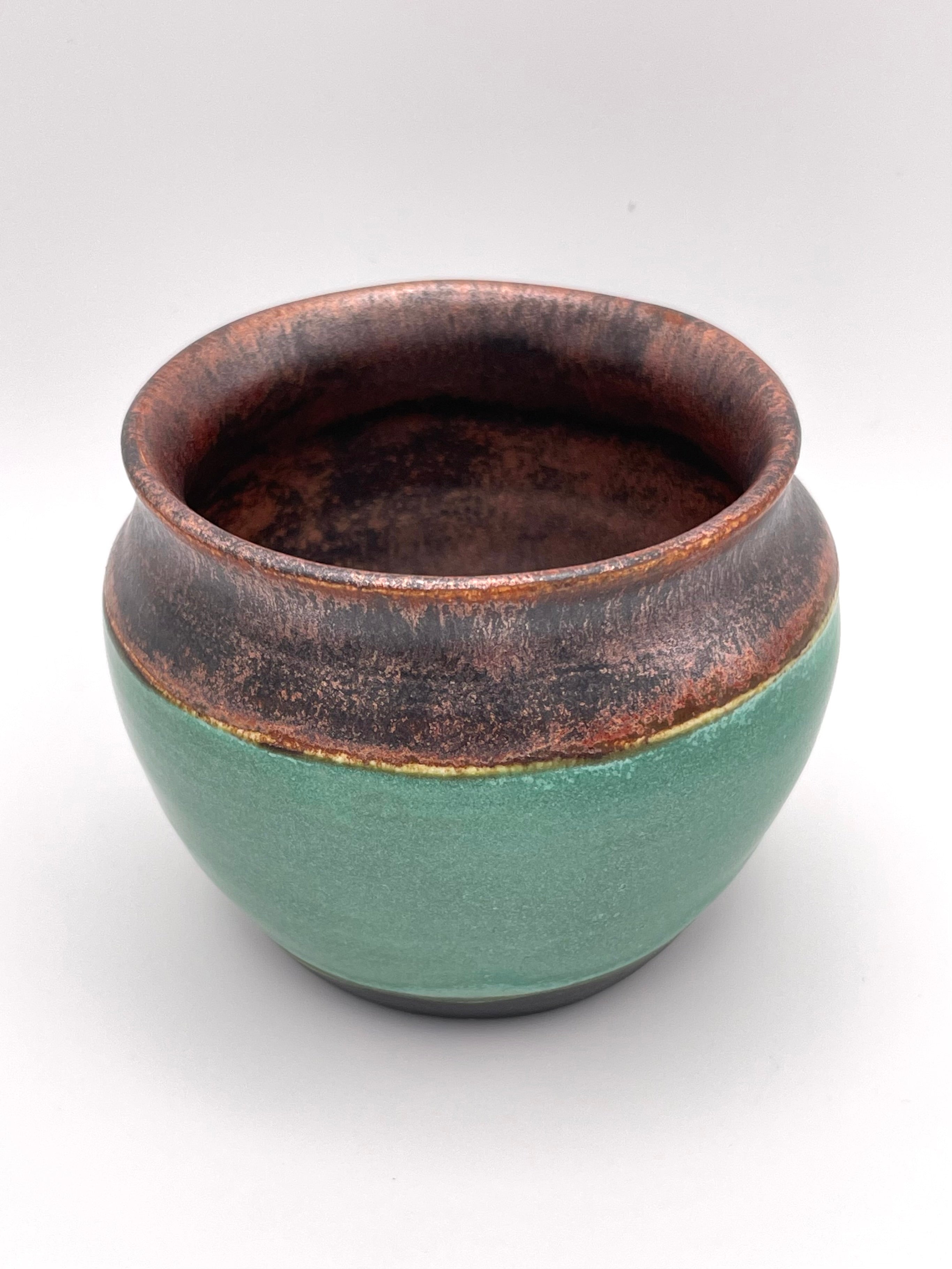Pot - Mini Copper and Turquoise