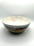 Bowl - White with Abstract Desert Design