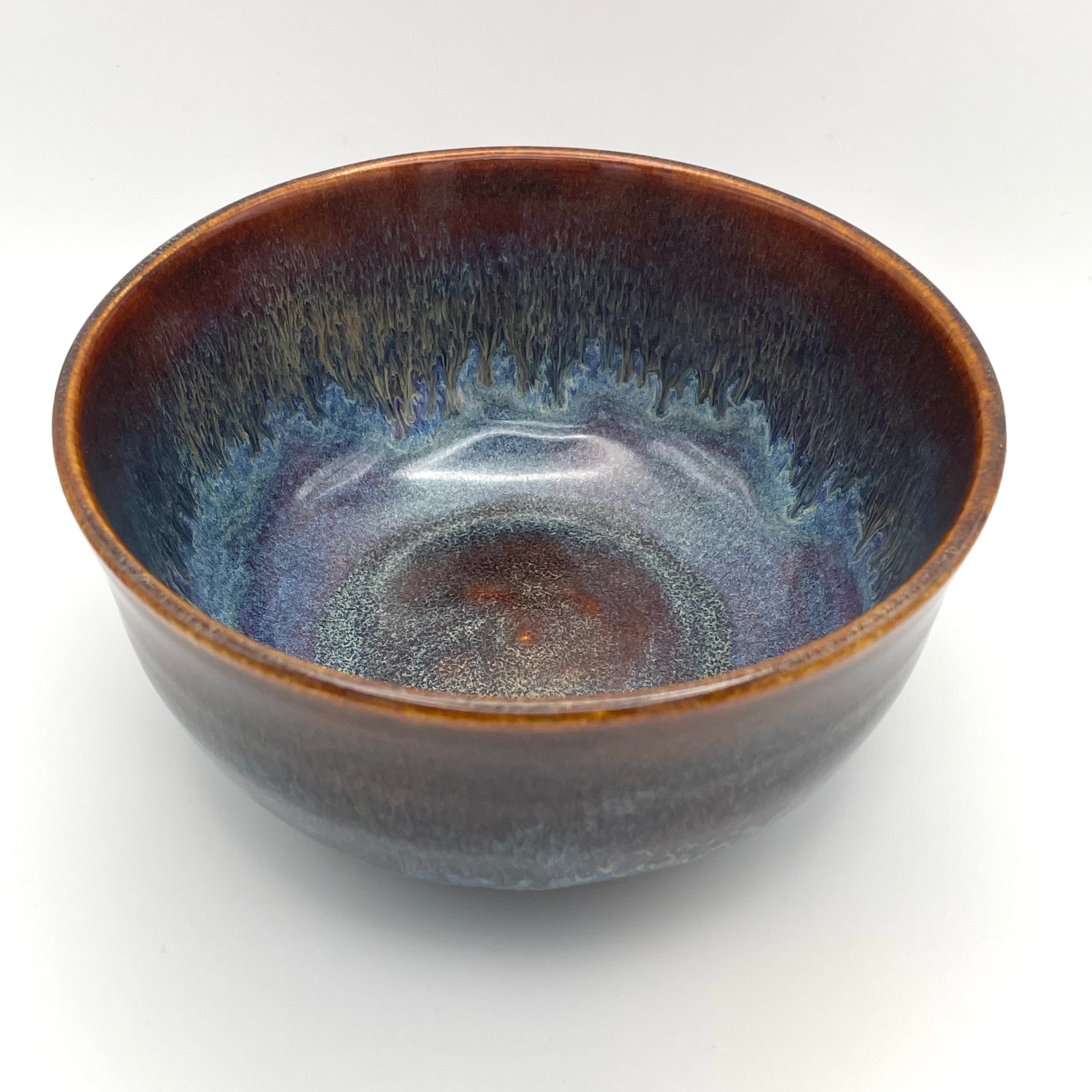 Bowl- Brown and Blue