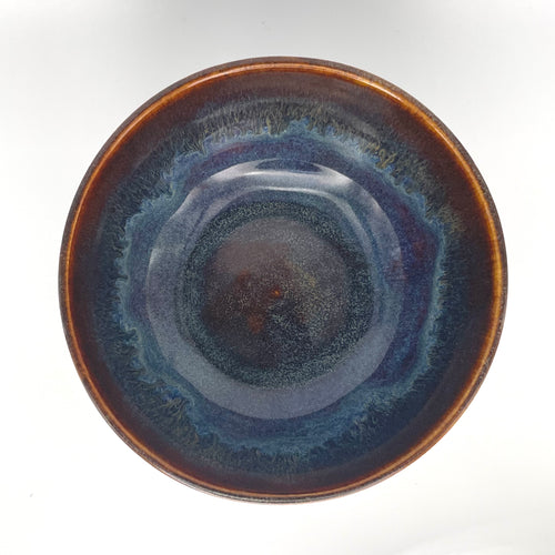 Bowl - Brown and Blue