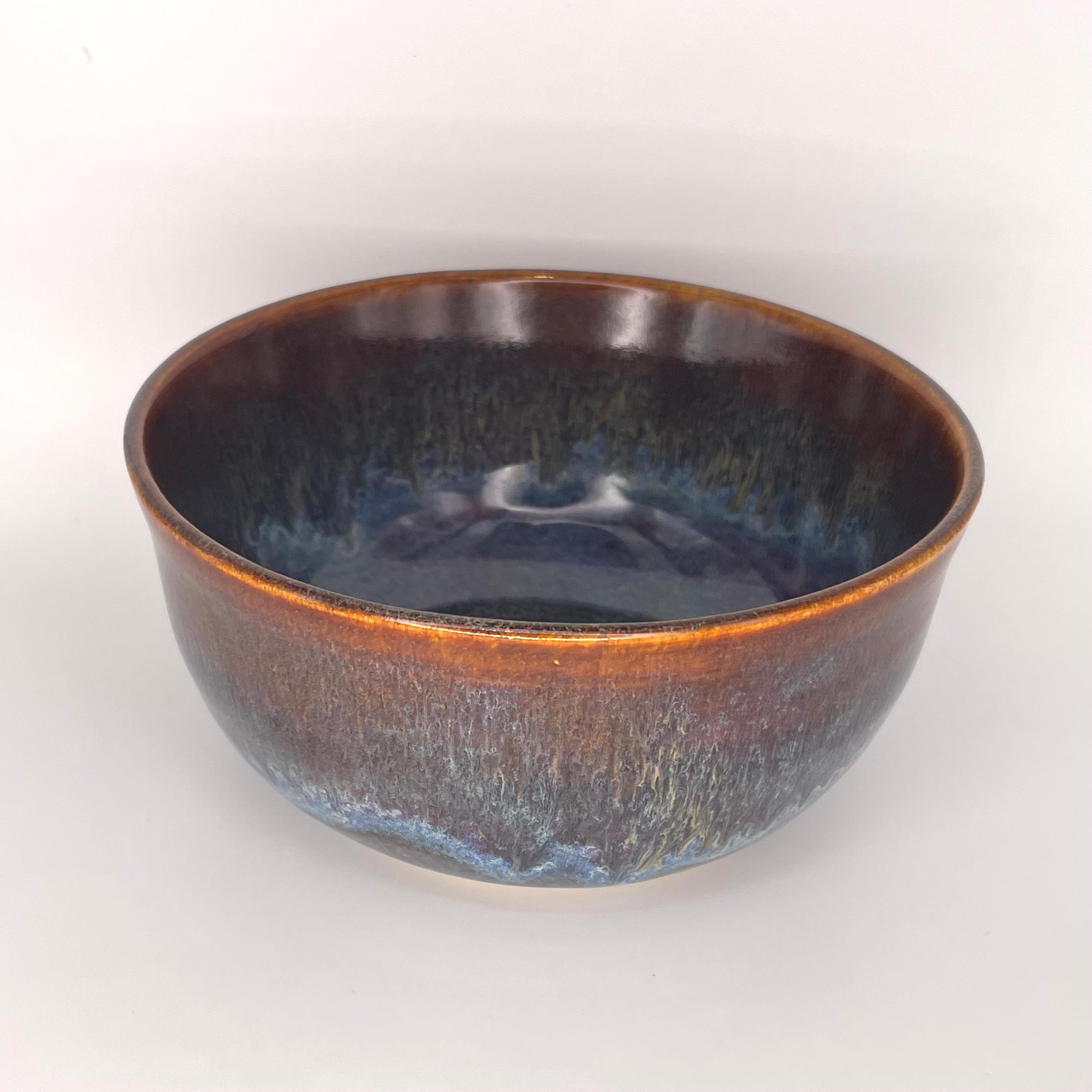 Bowl- Brown and Blue